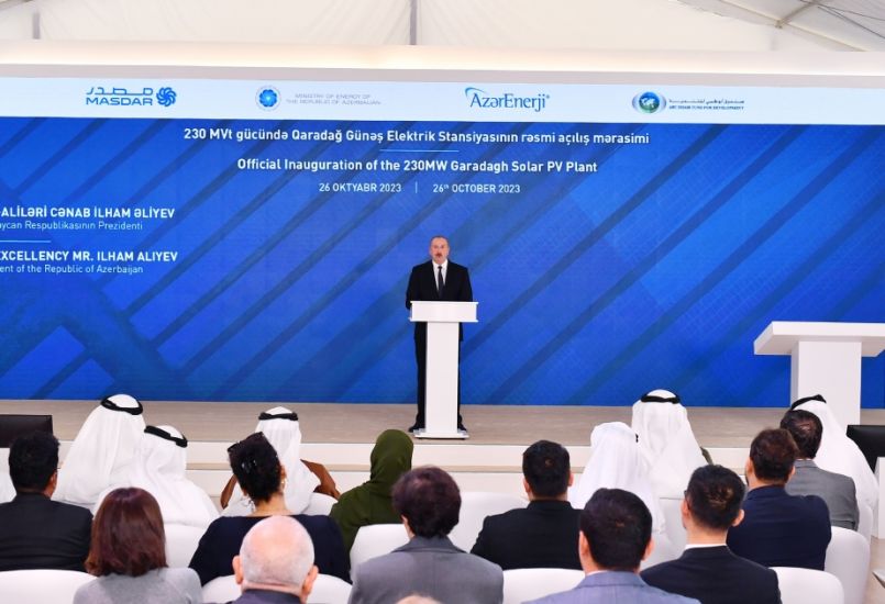 Prezident İlham Əliyev: Azərbaycan Xəzər-Avropa İttifaqı enerji dəhlizini yaratmaq üçün tərəfdaşlarla fəal işləmək niyyətindədir