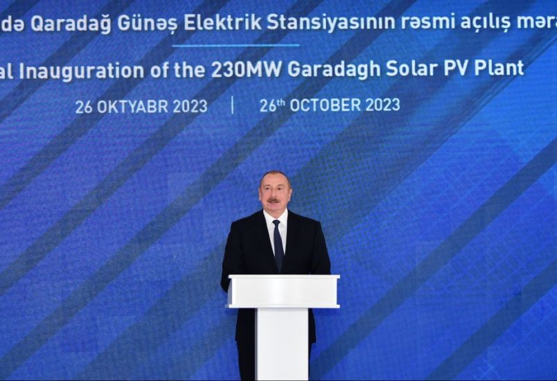 Prezident: Azərbaycanın Birləşmiş Ərəb Əmirlikləri ilə bərpaolunan enerji mənbələri sahəsində əməkdaşlıq üçün böyük planları var