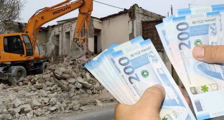 Bakının daha bir ünvanında söküntü -     Sakinlərə 700 manat kirayə pulu və mənzillər veriləcək