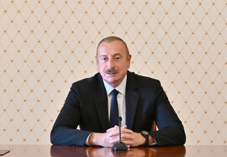 Prezident İlham Əliyev: Bakıda Türk Dövlətləri Təşkilatının fövqəladə hallar nazirlərinin iclasının işə başlaması çox önəmli hadisədir