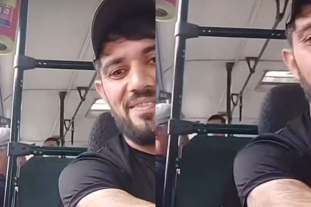 Avtobusu idarə edərkən “TikTok”da canlı yayım açan sürücü işdən azad edildi