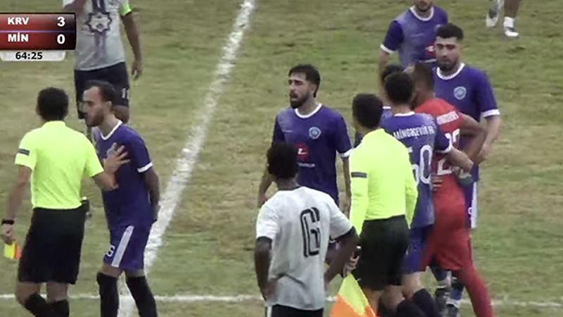 Azərbaycan futbolunda dava düşdü -       VİDEO