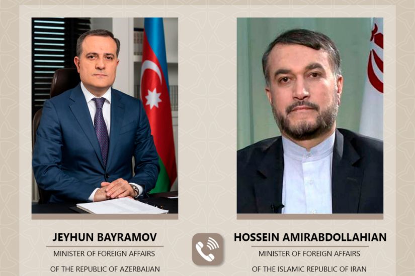Ceyhun Bayramov iranlı həmkarı ilə telefonla danışdı