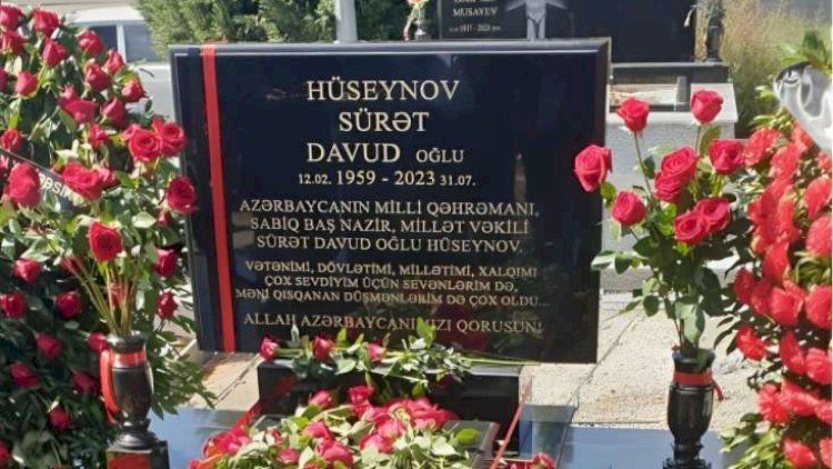 “Surət Hüseynovun qəbrinin üzərindəki Milli Qəhrəman sözü yığışdırılsın!”
