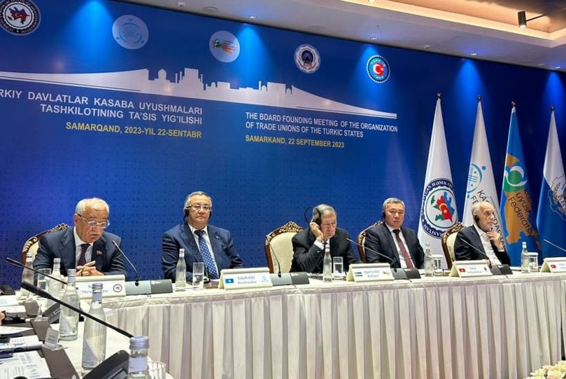 Türk Dövlətlərinin Həmkarlar İttifaqları Təşkilatı yaradılıb, AHİK sədri Səttar Möhbalıyev vitse-prezident seçilib -       FOTOLAR