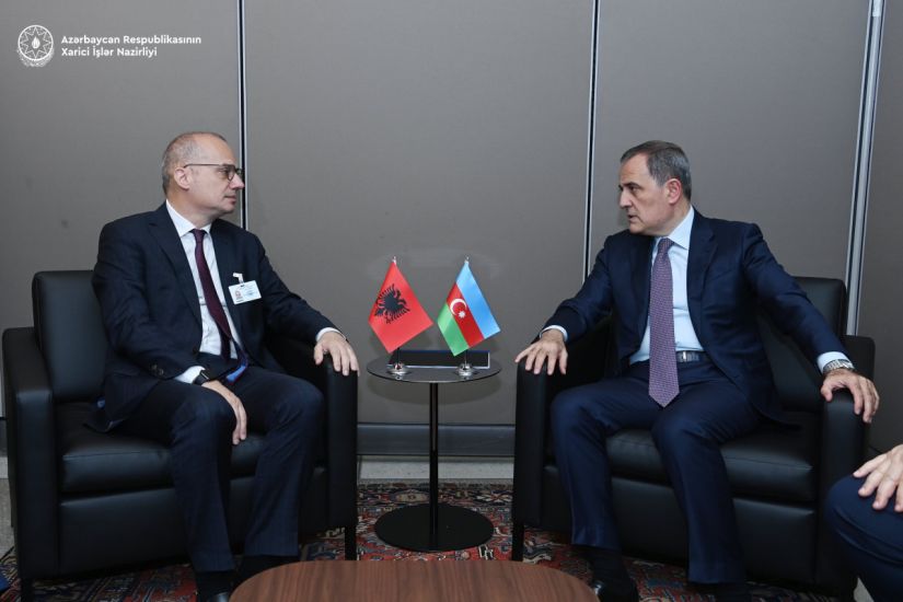Ceyhun Bayramov Albaniyanın XİN başçısı ilə Qarabağdakı erməni sakinlərinin reinteqrasiyasını müzakirə edib