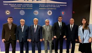 Türk Dövlətlərinin Həmkarlar İttifaqları Təşkilatı yaradılıb, AHİK sədri Səttar Möhbalıyev vitse-prezident seçilib -       FOTOLAR — foto 7