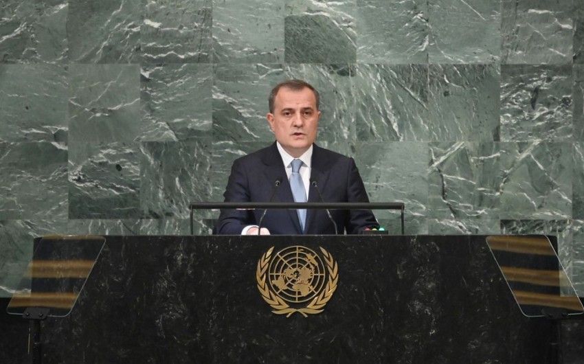 Ceyhun Bayramov BMT Baş Assambleyasının sessiyasında çıxış edib -     TAM MƏTN