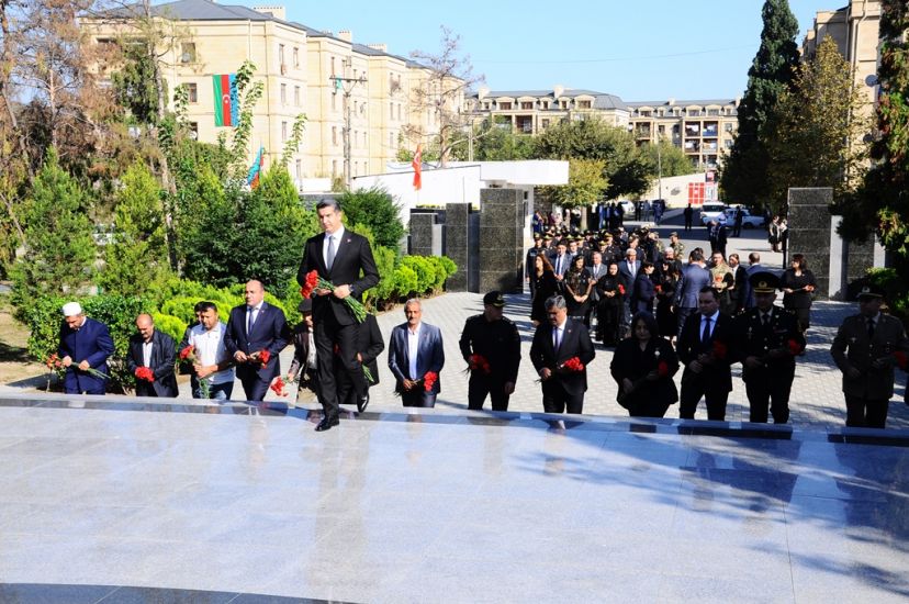 Naftalanda Anım Günü ilə bağlı tədbir keçirilib -     FOTOLAR