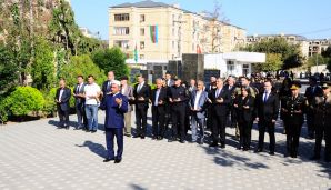 Naftalanda Anım Günü ilə bağlı tədbir keçirilib -     FOTOLAR — foto 1