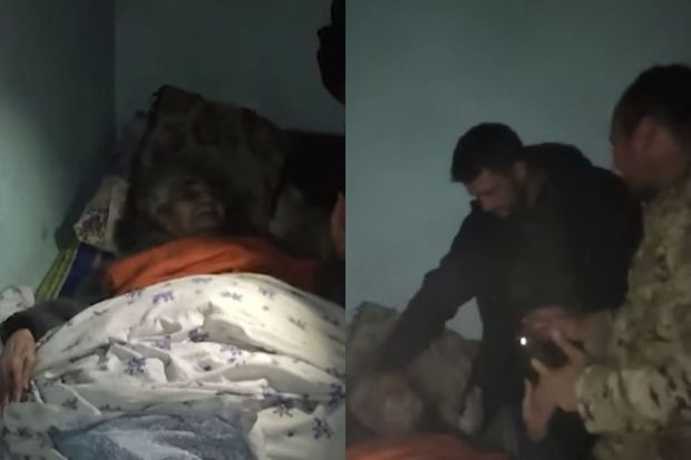 Hərbçilərimizin yardım etdiyi 90 yaşlı erməni qadın: “Allah bizim millətin üstünə od töksün” -     VİDEO