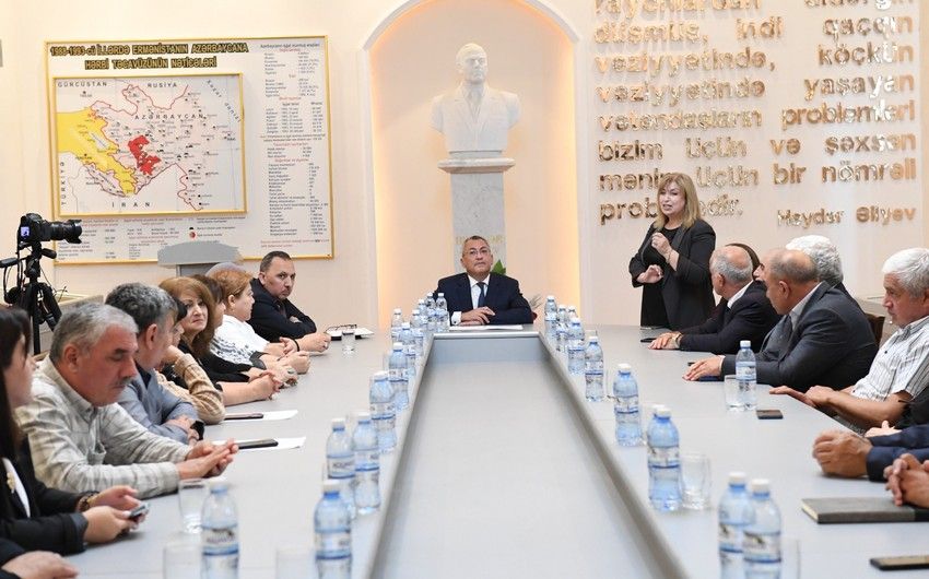 Dövlət Komitəsində azərbaycanlı əhalinin Xankəndiyə qayıdışının təşkili müzakirə olundu