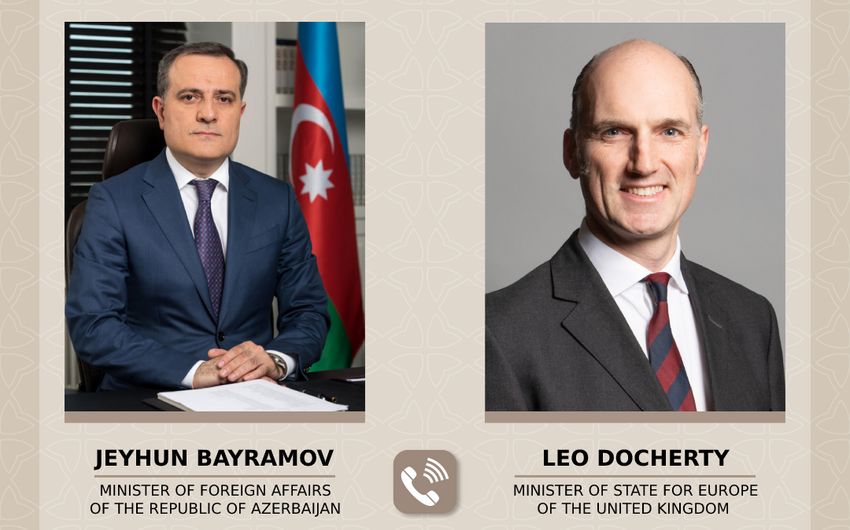 Ceyhun Bayramov Böyük Britaniyanın Avropa regionu üzrə dövlət naziri ilə telefonla danışıb