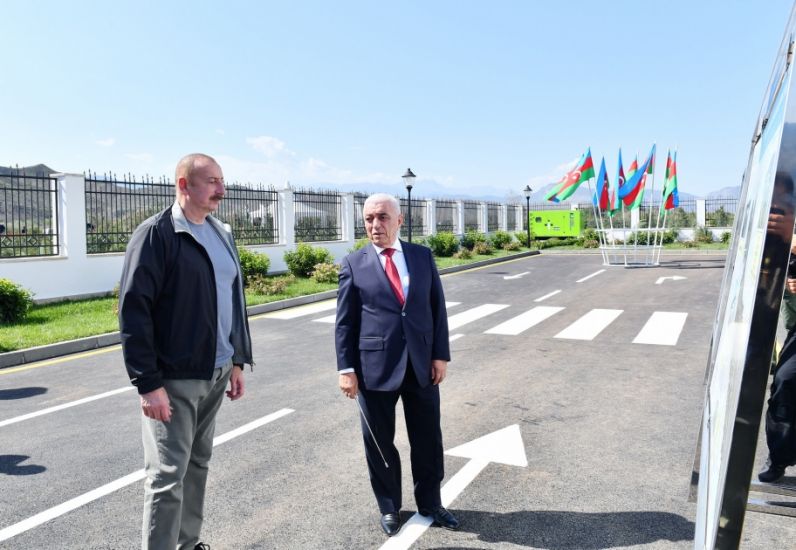 Prezident İlham Əliyev “AzərEnerji” ASC-nin “Cahangirbəyli” Su Elektrik Stansiyasının açılışında iştirak etdi -   YENİLƏNDİ