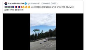 Fransalı senator: "Qarabağı artıq ürəyimlə deyil, öz gözlərimlə görəcəyəm" -       FOTO — foto 1