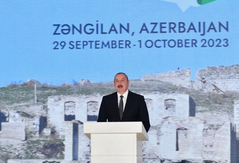 İlham Əliyev: Ağalı kəndinə həyat qayıdıb, orada sakinlər xoşbəxt yaşayırlar