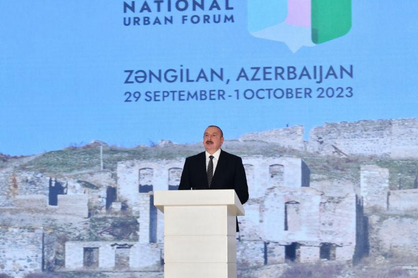 Azərbaycan Prezidenti: Bizə qarşı etnik təmizləmə, işğal və ərazilərimizin məhvi həyata keçirilib