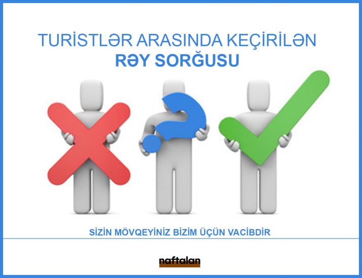 Naftalanda yaz mövsümündə turistlərlə sorğu keçirildi -     FOTOLAR