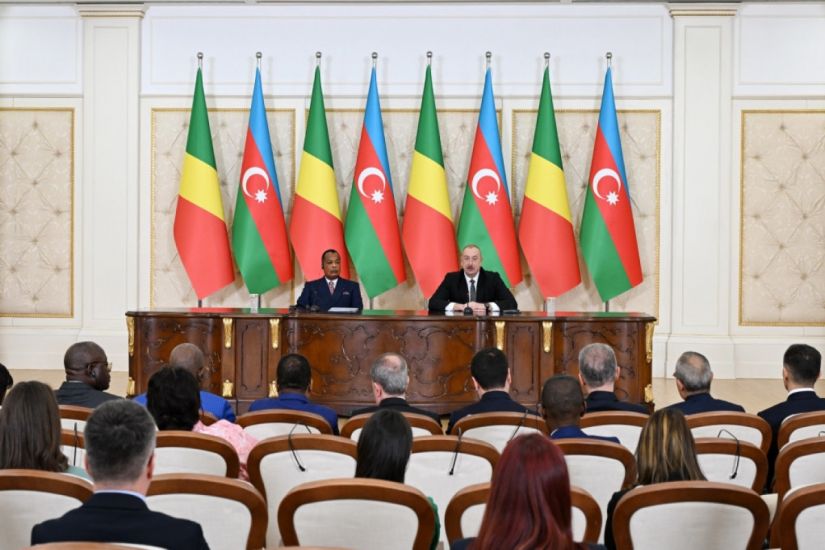 Azərbaycan və Konqo prezidentləri mətbuata bəyanatlarla çıxış ediblər -     TAM MƏTN
