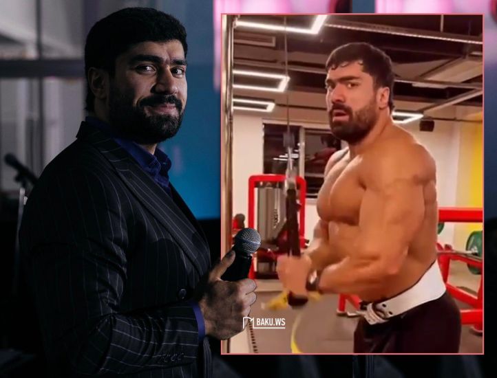 Keçmiş baş nazirin kürəkəni muğam oxuya-oxuya idman etdi -       VİDEO
