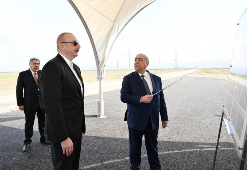 Prezident İlham Əliyev Hacıqabul rayonunda olub -     YENİLƏNDİ