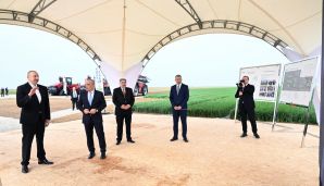 Prezident İlham Əliyev Hacıqabul rayonunda olub -     YENİLƏNDİ — foto 6