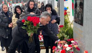 Abşeron rayonunda Ramazan bayramında şəhidlərimiz ziyarət edilib -       FOTOLAR — foto 1