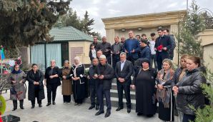 Abşeron rayonunda Ramazan bayramında şəhidlərimiz ziyarət edilib -       FOTOLAR — foto 5