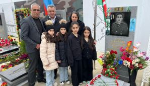 Abşeron rayonunda Ramazan bayramında şəhidlərimiz ziyarət edilib -       FOTOLAR — foto 11