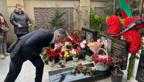 Abşeron rayonunda Ramazan bayramında şəhidlərimiz ziyarət edilib -       FOTOLAR — foto 13