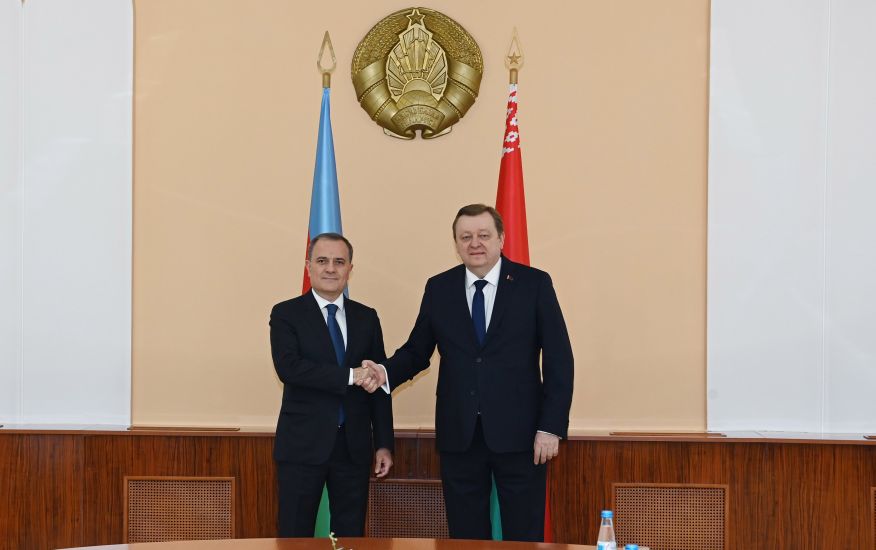 Ceyhun Bayramov Belarus XİN rəhbəri ilə görüşüb