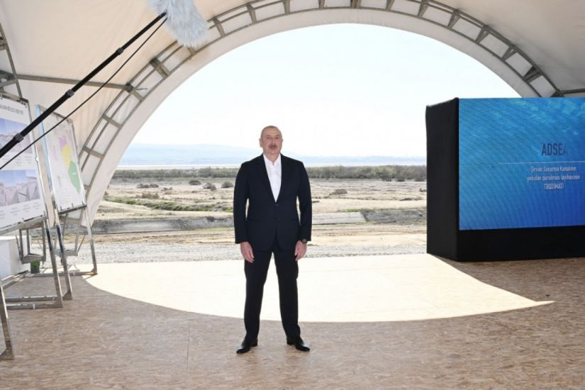 Prezident: Su ehtiyatlarından səmərəli şəkildə istifadə etmək bizim başlıca vəzifəmizdir