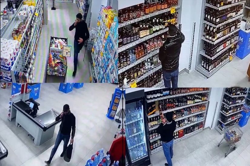 Bakıda marketdən 8000 manatlıq spirtli içki oğurlanıb -     VİDEO