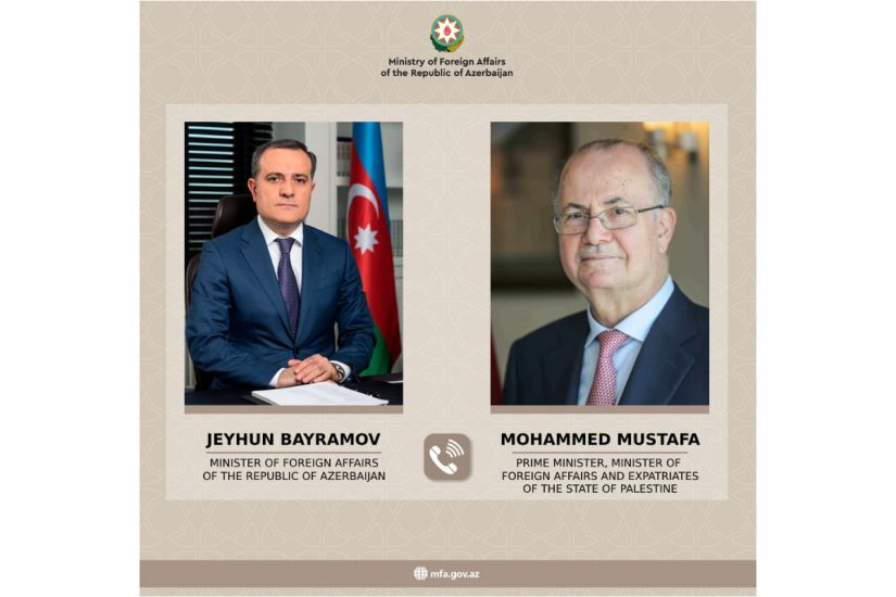 Ceyhun Bayramov Fələstin Baş naziri ilə telefonla danışıb