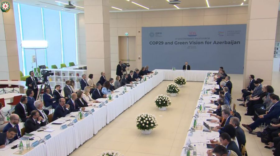 Dövlət başçısı: İqlim dəyişiklikləri məsələlərinin həlli baxımından COP29-un uğurla keçməsini istəyirik
