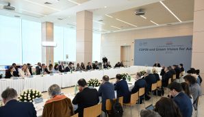 Prezident ADA Universitetində “COP29 və Azərbaycan üçün Yaşıl Baxış” beynəlxalq forumunda iştirak edib -   VİDEO - FOTO - YENİLƏNDİ - 3 — foto 7