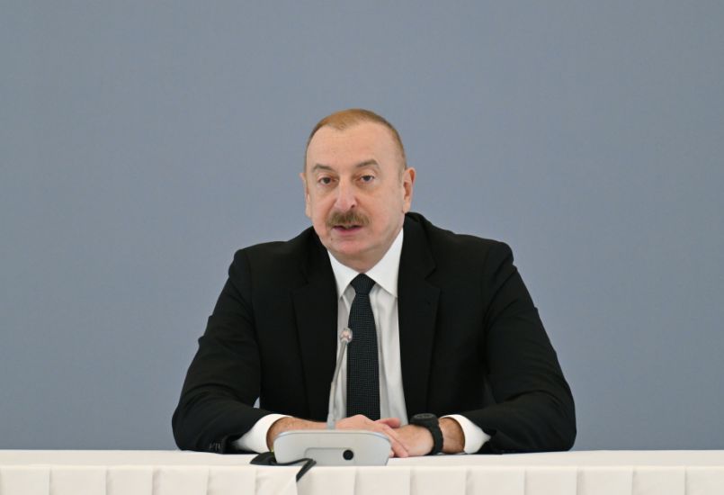 Prezident: Azərbaycan iqtisadiyyatı özünü təmin edən iqtisadiyyatdır və hətta böhran vəziyyətində də sabit artım göstərdi