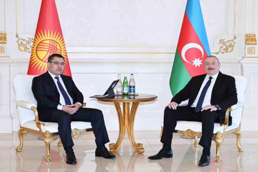 Azərbaycan və Qırğızıstan prezidentlərinin məhdud tərkibdə görüşü olub -     FOTO - YENİLƏNDİ