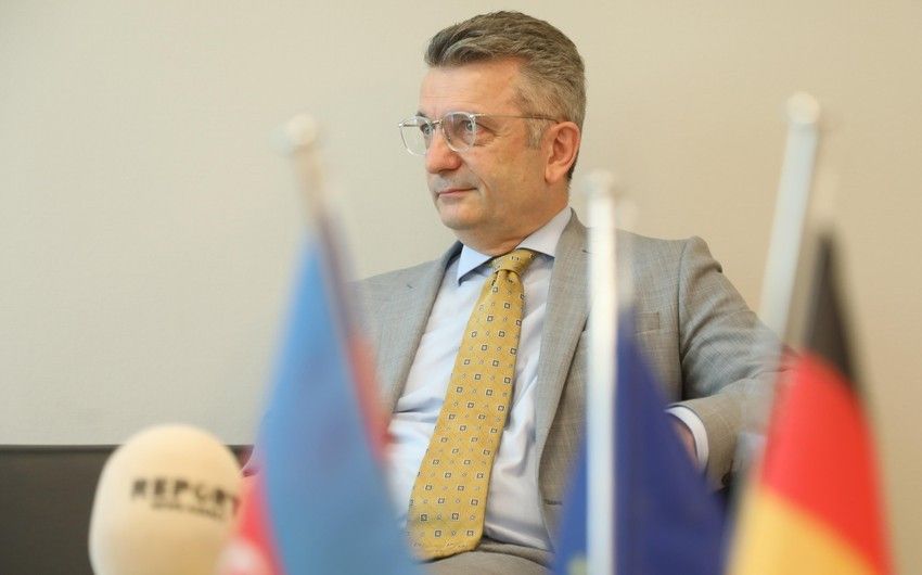 Almaniya səfiri: Azərbaycan və Ermənistanı davamlı, ədalətli sülh səylərini davam etdirməyə çağırırıq