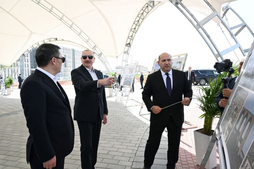Azərbaycan və Qırğızıstan prezidentləri Ağdam şəhərində olublar -   FOTO - YENİLƏNDİ