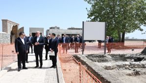 Ağdamda Pənahəli xanın sarayı və İmarət kompleksində görülən işlərlə tanışlıq -     FOTO - YENİLƏNDİ — foto 1