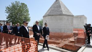 Ağdamda Pənahəli xanın sarayı və İmarət kompleksində görülən işlərlə tanışlıq -     FOTO - YENİLƏNDİ — foto 3