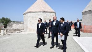 Ağdamda Pənahəli xanın sarayı və İmarət kompleksində görülən işlərlə tanışlıq -     FOTO - YENİLƏNDİ — foto 4