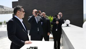 Azərbaycan və Qırğızıstan prezidentləri Ağdam Konfrans Mərkəzi ilə tanış olublar -     FOTO - YENİLƏNDİ — foto 5
