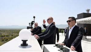 Azərbaycan və Qırğızıstan prezidentləri Ağdam Konfrans Mərkəzi ilə tanış olublar -     FOTO - YENİLƏNDİ — foto 6