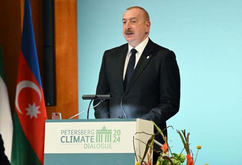 "Enerji, qaz və neftlə zəngin ölkələr iqlim dəyişikliyi ilə mübarizədə öndə getməlidirlər" -     Azərbaycan Prezidenti