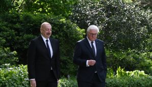 Prezident İlham Əliyevin Almaniya Prezidenti Frank-Valter Ştaynmayer ilə təkbətək görüşü olub -         YENİLƏNDİ — foto 4