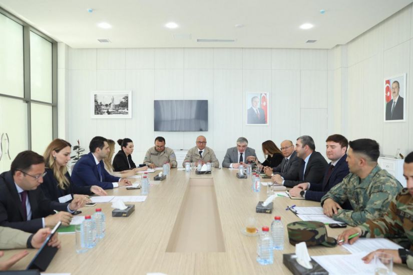 Ağdamda Minalardan və partlamamış hərbi sursatlardan təmizləmə üzrə İşçi qrupun iclası keçirildi