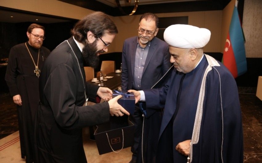 Allahşükür Paşazadə Mitropolit Antonini qəbul etdi