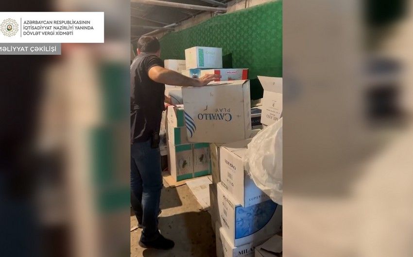 Bakıda 2 milyon ədədə yaxın aksiz markasız tütün məmulatı aşkar edildi